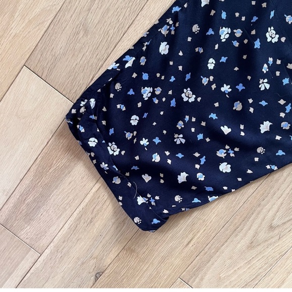 Fat Face Jumpsuit Size 16 Navy Floral Pattern Pockets Strappy L29 Summer Holiday - Picture 10 of 10